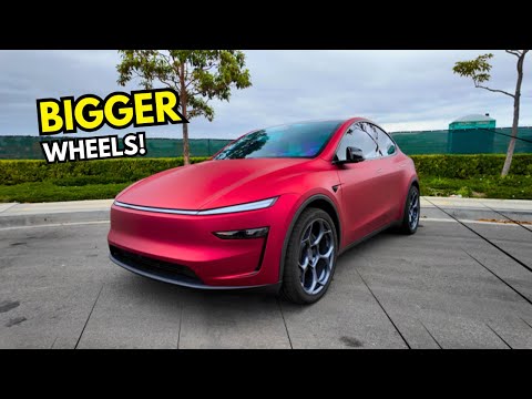 Upgrading My Tesla Model Y with Insane 21-Inch Rims at Unplugged Performance