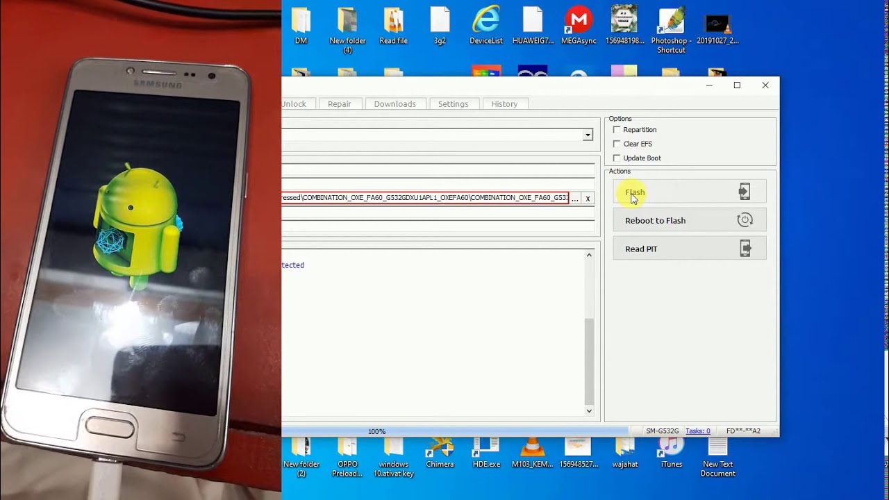 How to Remove frp g532 with combination file z3x