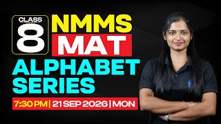 CLASS 8 NMMS MAT 2026-27 | Alphabet Series | LIVE | MS SOLUTIONS