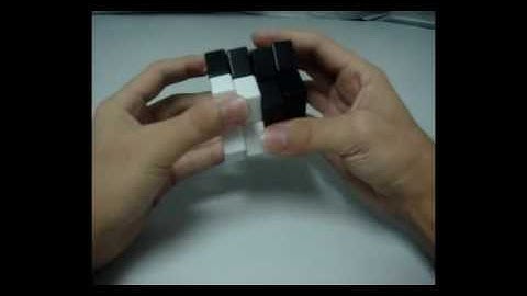 lightake:6 Angle Star 4 Steps Magic Intelligence Test Cube Black/White