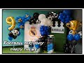 Football birthday party theme balloon decoration| How to make balloon football decoration #sakerball