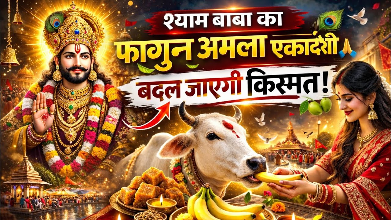 अमला एकादशी फाल्गुन स्पेशल | श्याम बाबा का दुर्लभ उपाय, साल में एक बार आता है मौका!💯#ekadashiupay 