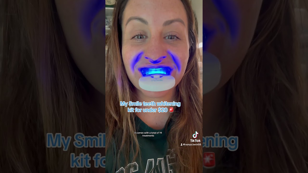 Давайте попробуем мой новый набор для отбеливания зубов 