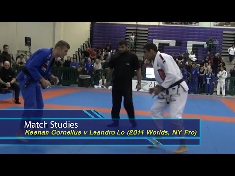 BJJ Scout: Match Studies - Leandro Lo v Keenan Cornelius - Worm Guard vs Active Posting