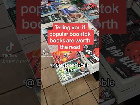 Popular booktok books
