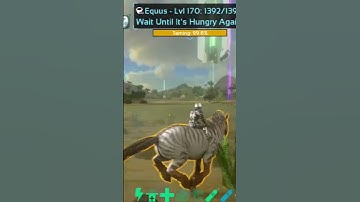 Thumbnail of ark mobile | Taming Equus (horse)  #shorts