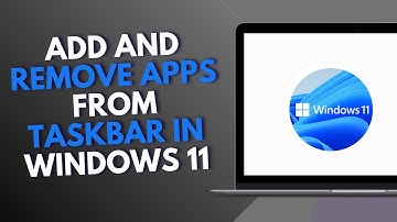 How to Add And Remove Apps From Taskbar in Windows 11