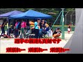 初声小学校で野球の試合・2018年7月22日