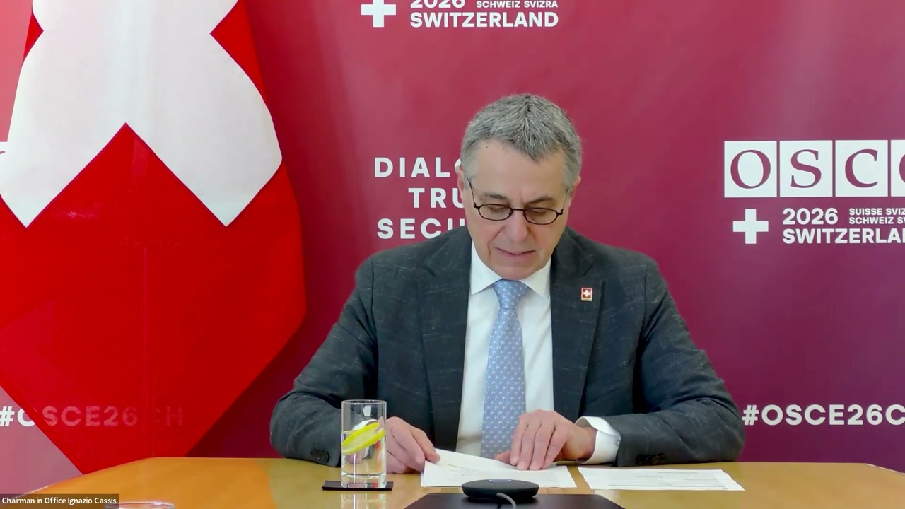 OSCE: Reinforced Permanent Council - Ignazio Cassis