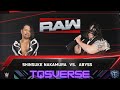 SHINSUKE NAKAMURA VS ABYSS. RAW. WWE 2K25. TQS