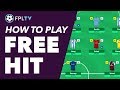 HOW TO USE THE FREE HIT CHIP | FANTASY PREMIER LEAGUE | FPL TUTORIAL