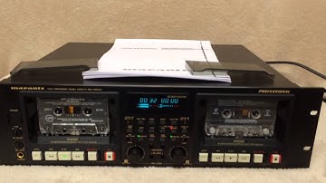 Marantz PMD520 Double Cassette Deck