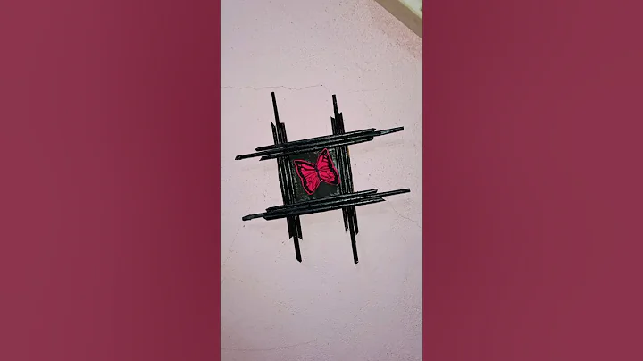 Butterfly wall decor 🦋#shorts #youtubeshorts #diy #craft #diycrafts