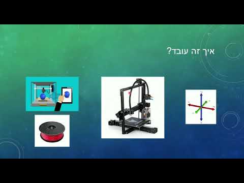 שיעור בנושא הדפסת תלת מימד