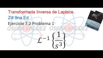 Ejercicios 7.2 Problema 1 Dennis G. ZILL ED 9na Ed. Transformada Inversa de Laplace