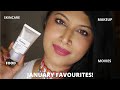 JANUARY FAVOURITES | BEST SKINCARE, MAKEUP, FOOD ITEMS &amp; MOVIES | 2021 MONTHLY TOP BEAUTY PRODUCTS