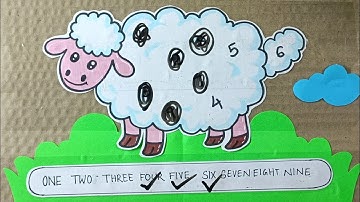 NUMBERS for kids || Numbers TLM || Maths Tlm|| TLM for primary school|| TLM Master || easy Tlm 