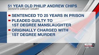Rapid City man will serve 25 years for first-degree manslaughter
