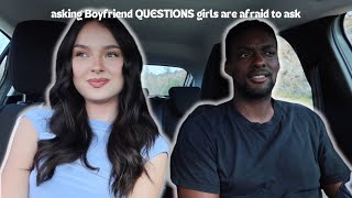 Asking boyfriend QUESTIONS girls are afraid to ask🤯