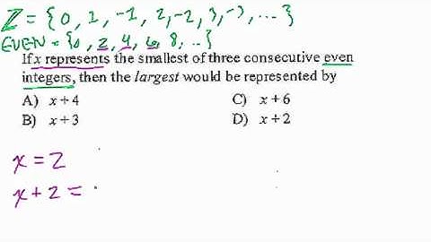 Consecutive Even Integers