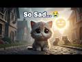 Sad Little Kitten in the Village 🐱💔 | Emotional Moral Story for Kids | nursery rhymes for toddlers