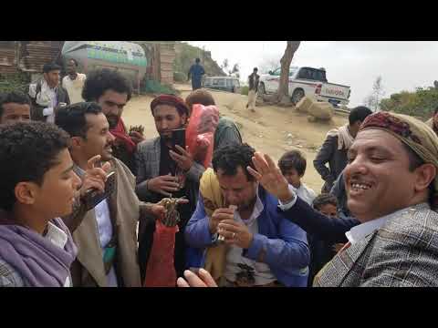 امين شاجع مع المزمر المتلق محمد راجح والفنان القدير عبد الكريم سله وولده والبزي نزار حيدر عرس ال مكي