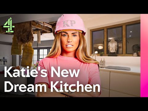 Katie Price's Vandalised Kitchen Gets A MAJOR Makeover | Katie Price's Mucky Mansion | Channel 4