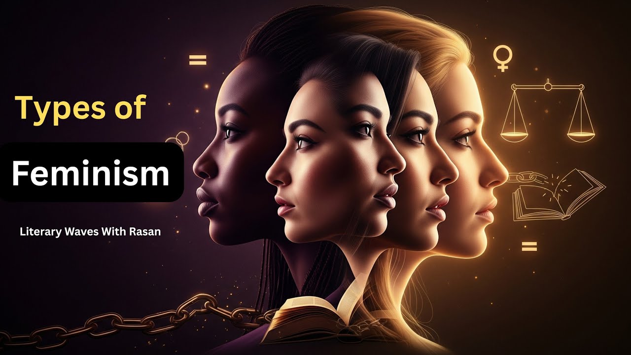 “Types of Feminism Explained | Understanding Feminist Movements | Literary Waves with Rasan”