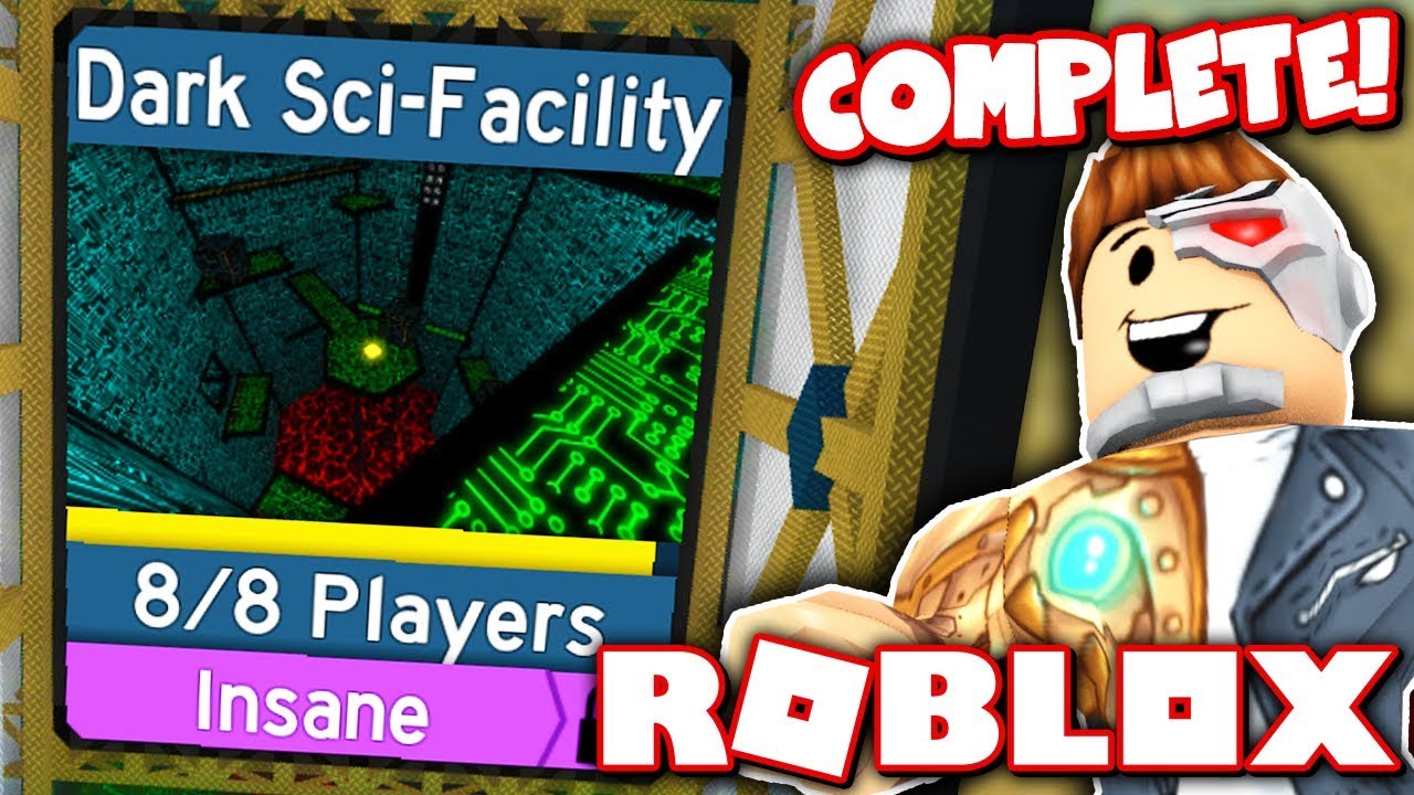 Finally Beating Dark Sci Facility In Flood Escape 2 Roblox