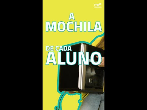 A mochila de cada aluno