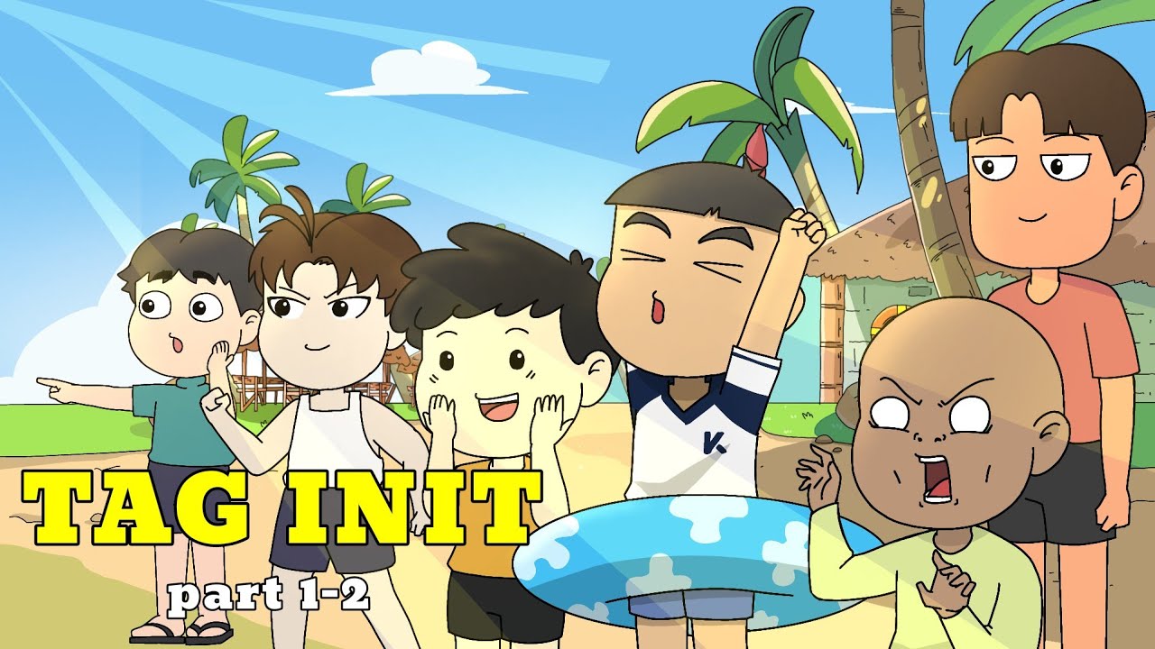 SWIMMING: SWIMMING SA ILOG AT DAGAT (PART 1-2) PINOY ANIMATION | batang 90's