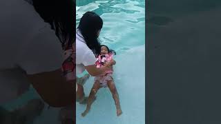 My Baby Enjoy At The Pool 