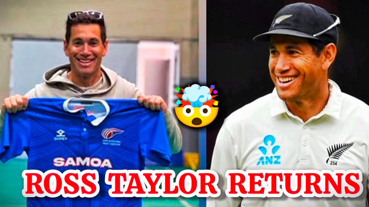 Unbelievable! 😲 Ross Taylor to PLAY Again | Samoa T20 Comeback Story