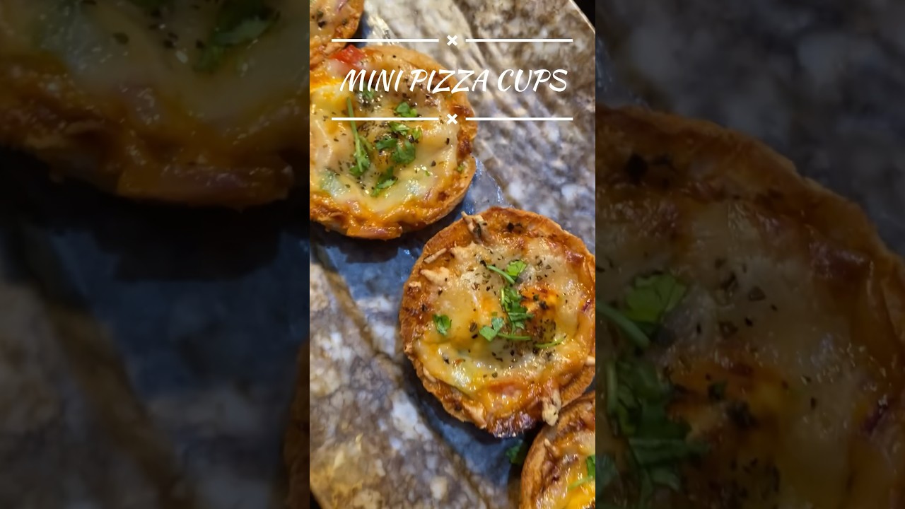 ||PIZZA CUPS || MINI PIZZA || 