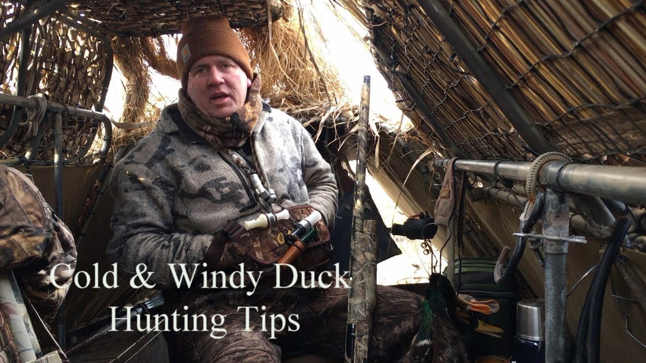 Late Season Duck Hunting in High Winds and Cold Temps YouTube