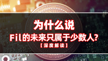 #IPFS/Fil 为什么说Fil是未来？而大多数人不好看？