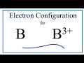 Boron Electron Configuration Concepts
