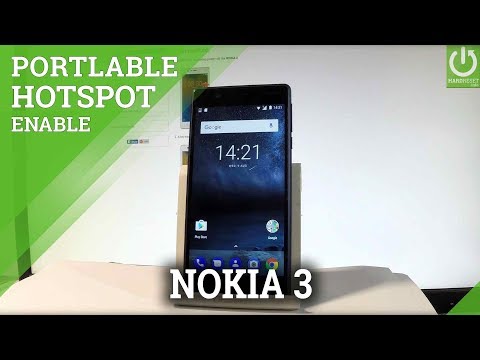 How to Set Up Mobile Hotspot on NOKIA 3 - Create WiFi Hotspot