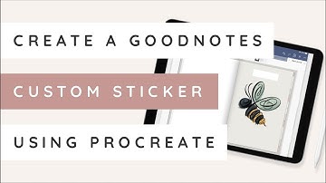 Create a Custom Sticker for Goodnotes in 1 Minute Using Procreate | Quick Tutorial