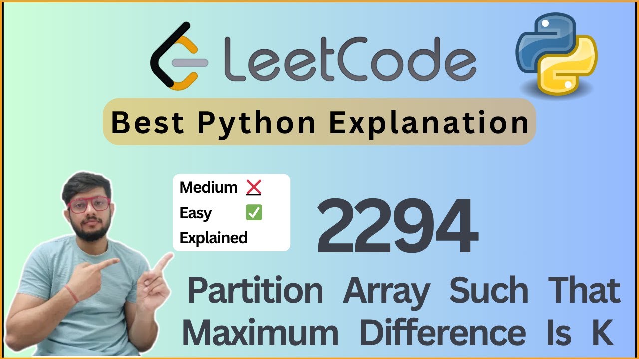 Leetcode 2294. Partition Array Such That Maximum Difference Is K ...