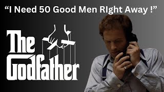 Reacting To Deleted Godfather Scene  'Send 50 Good Men'! Vito Shot. Sonny Corleone