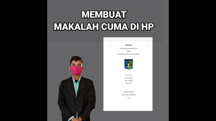 20 Cara Membuat Makalah di HP dengan WPS atau Microsoft