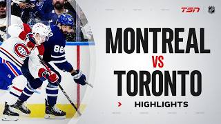 Montreal Canadiens Vs. Toronto Maple Leafs Nhl Highlights