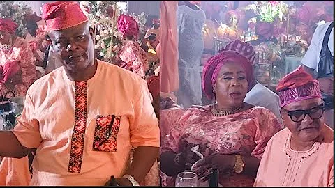Jide Kosoko, Saje, Oga Bello, Adekola Tijani Shut Down the Wedding as Yinka Quadri Shows His Dance