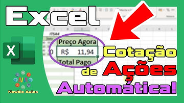 Excel Cotação de Ações que atualizam automaticamente | Importar ações do Google Finance