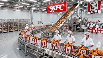 Inside the KFC Factory: From Fresh Chicken to Crispy Perfection (Full Process)