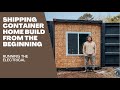 Building a shipping container home from start to finish. Running the electric