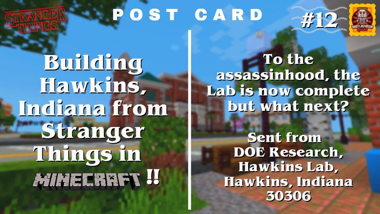 Stg Indiana Building Hawkins, Indiana from Stranger Things in Minecraft!! [Ep. 12 ...