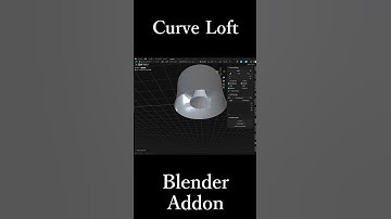 Blenderのアドオン「Curve Loft」の作業例です。概要欄にアドオンのURLがあります。#blender #addon #CurveLoft