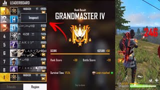 FREE FIRE: THE BEST PLAYER TOP1 GLOBAL 100K score 🏆 🔥اللاعب الاول على العالم 🎥